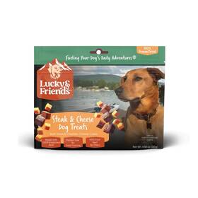 Lucky & Friends 850072651187 And Steak Cheese Treat - Premium Dog Chews With Natural