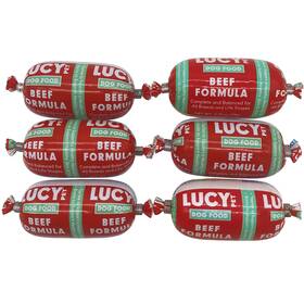 Lucy Pet Products 850020456451 Beef Formula Dog Food Rolls 2.75oz- 6 Pack Box