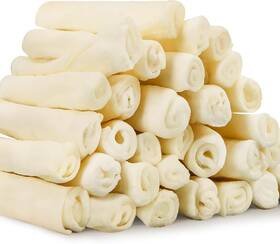 Lx-rawhide Roll 313056148146 Sukh Bones - 15pcs Digestible For Small Dogs Dog Chews Long Last