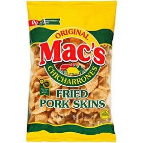 Macs 073497005179 Pork Skins 2.5 Oz Bags Pack Of 4 Original