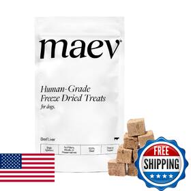 B0fnrx1h75 Maev Human-grade Freeze Dried Raw Beef Liver Treats 100% Usda Certified Single