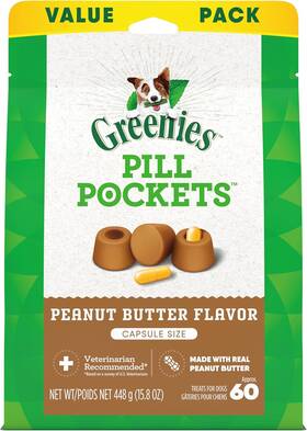10204981 Mars Petcare Greenies Pill Pockets For Dogs Capsule Size Natural Soft Dog Treats With Real Pe