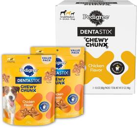 10241942 Mars Petcare Pedigree Dentastix Chewy Chunx Dental Treats Small/medium Dog 13.5 Oz