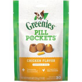 Mars Petcare 313095731798 Greenies Pill Pockets For Dogs Capsule Size Natural Soft Dog Treats Chicken Fla