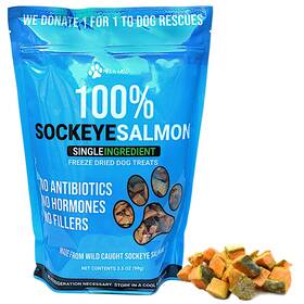 Max And Neo 850014148393 Freeze Dried Wild Caught Sockeye Salmon Dog 3.5 Ounce Pack Of 1