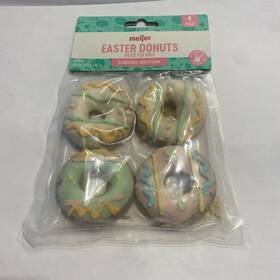 Meijer 713733788311 Limited Edition 4 Ct. Easter Donut Shaped Doggie Treats Ships In 24 Hours