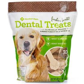 Members Mark 078742274904 Dental Chew Treats For Dogs 60 Oz. Great Price