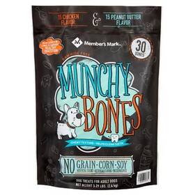Members Mark 744111021720 Munchy Bones Dog Treats For Adult Dogs - 84 Oz. Bag