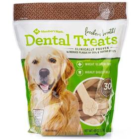 980151328 Members Mark Dental Chew Treats For Dogs 30 Count