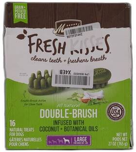 2025-6-1 Merrick 022808661351 Fresh Kisses Natural Dental Chews Infused With Coconut And
