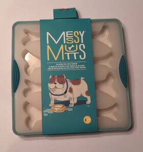 Mm081lg Messy Mutts - Silicone Bake And Freeze Treat Maker Large Bones New In Pkg