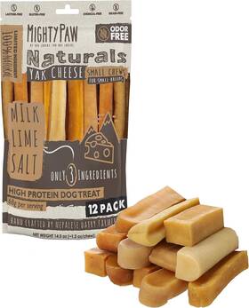 Mighty Paw 445007331307 Yak Cheese Chews For Dogs All-natural Long Lasting Pet Treats. Odor