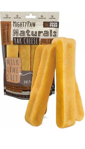 Mighty Paw 850024861060 Yak Cheese Dog Chews - All-natural Treats For Dogs High Prote Inch