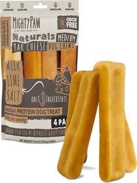 A-5028 Mighty Paw Yak Cheese Chews For Dogs - 9.5 Ounce Pack Of 1 Medium 4
