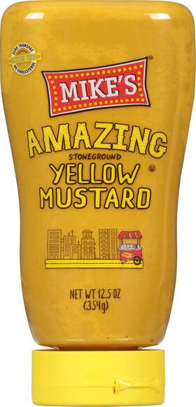 Mikes Amazing 850018711432 Premium Stoneground Mustard For Gourmet Sandwiches And Hot Dogs 12oz