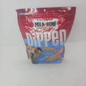 Milk-bone 079100220533 Dipped Biscuits Vanilla Yogurt Flavored Coating 12 Oz Sealed New