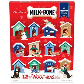 Milk-bone 079100273591 Limited Edition Holiday Dog Treats 12 Day Advent Calendar 2.85 Ounce