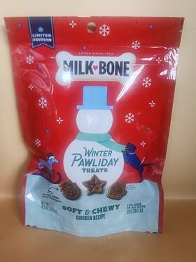 Milk-bone 079100639502 Limited Edition 4.5 Oz Pack Of 1 Holiday Pawliday Soft Chewy Dog
