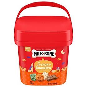 Milk-bone 079100764822 Limited Edition Halloween Spooky Biscuit Dog Treats 24 Ounce Pail