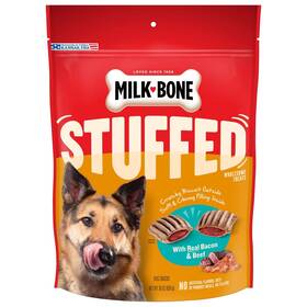 Milk-bone 079100775217 Stuffed Bacon And Beef Dog Treats 30 Ounces