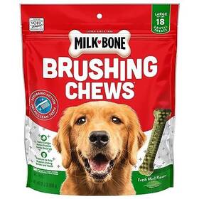 Milk-bone 079100882519 Brushing Chews Daily Dental Dog Treats Assorted Styles Sizes