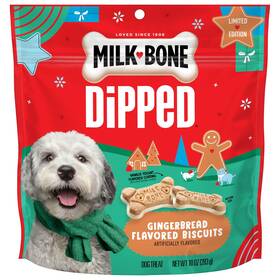 Milk-bone 079100945450 Dipped Gingerbread Artificially Flavored Dog 10 Ounce Pack Of 1