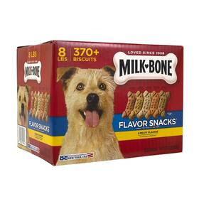 220-00649 Milk-bone Flavor Snacks Dog Biscuits 8 Lb