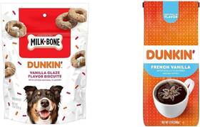 Milk-bone 313096046006 Bundle Dunkinft Limited Edition Vanilla Glaze Flavor Dog Treats 8 Ounce