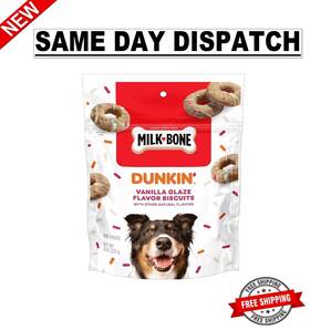 Milk-bone 445003581522 Limited Edition Dunkinft Vanilla Glaze Flavor Biscuit Dog Treats 8 Oz