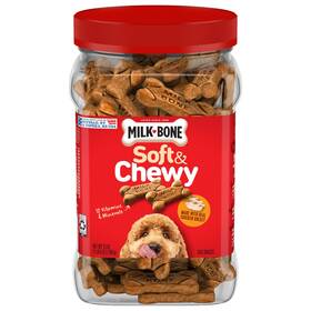 Milk-bone 445053096014 Soft And Chewy Dog Treats Chicken Recipe With Real 25 Oz Bag