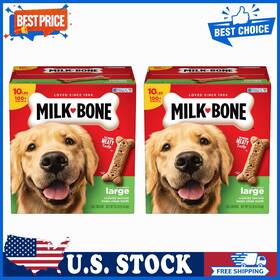 Milk-bone 602402230148 2 Pack Original Dog Biscuits Large Crunchy Treats 10 Lbs