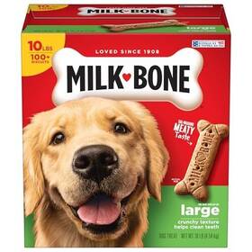 Milk-bone 719279583175 Original Dog Treats For Large Dogs 10 Pound Crunchy Biscuit Helps C
