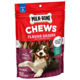 7910069211 Milk-bone Steaky Eggs And Bac Y Flavor Braids Rawhide Free Dog Chews Smal