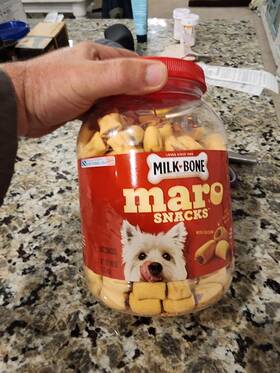 7910092327 Milk-bone Marosnacks Dog Treats With Real Marrow And Calcium 40 Oz New Box