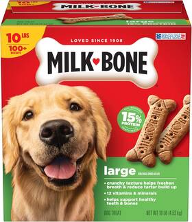Milk-bone 79100925025 Original Dog Treats Biscuits For Large Dogs 10 Lbs