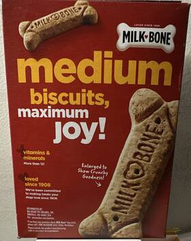 96188005 Milk-bone Medium Biscuits Crunchy Texture Dog Treats