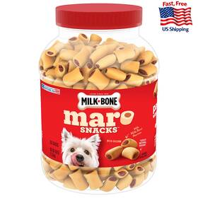 B003pmqmk2 Milk-bone Marosnacks Dog Treats With Real Marrow Small 40 Oz