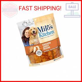 Dmf-375 Milos Kitchen Homestyle Dog Treats Chicken Jerky 15 Ounce High Protein No A