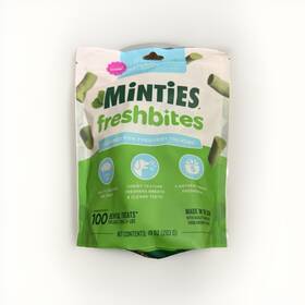 Minties 073091102960 Freshbites Soft And Chewy Dental Treats For Dogs Low Calorie Natural Mint