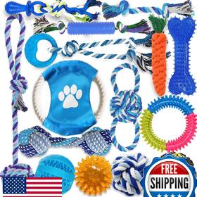 B0f6yd1jrk Mnubsrva 15-pack Dog Toys For Teeth Cleaning Puppy Teething And Fun Chew