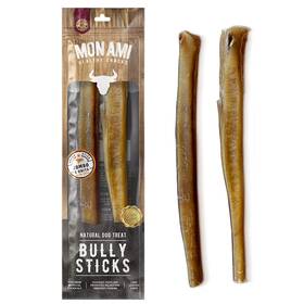 Mon Ami Snacks Saludables 798320836913 Jumbo Bully Sticks For Large And Small Dogs 11-12 Inches Pack Of 8