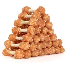 Yfms030 Mon2sun Dog Treats 16oz Mini Rawhide Chews Chicken Dumbbells With Rice For Small Do