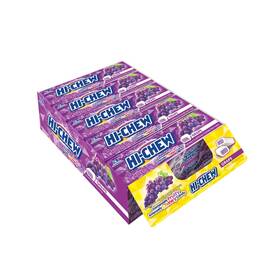 6099268 Morinaga Hi-chew Grape Sticks 15-pack Soft And Chewy Candy 1.76oz Each Bulk Indiv