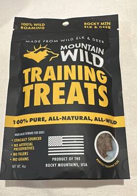 Mountain Wild 850032714099 Training Treats For Dogs And Puppies Elk Venison Protein Puppy Dog Treat