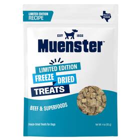 7-38537-03016-9-fba Muenster Premium Lean Beef And Superfoods Freeze Dried Dog 4 Ounce Pack Of 1