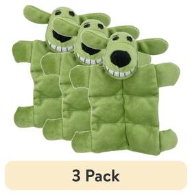 73259 Multipet Mini Pet Loofa Squeaker Mat Plush Dog Toy