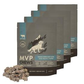Mvpchews 199874974699 Freeze Dried Beef Liver Dog Treats Single Ingredient Training Tr