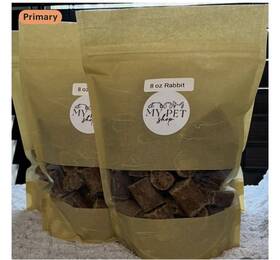 33026 My Pet Shop 3/4 Oz Wild Rabbit Nuggets Free Range Dog Treats Seasonal Item