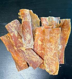 Mypetshop 840139113253 4 Pk Backstrap Tendons Dog Chew Treats Best Part Of The Cow -treat For Your Pet