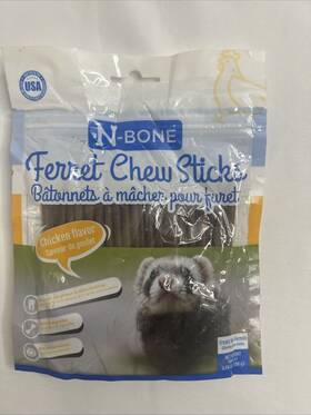 802027 N-bone Ferret Chew Sticks Chicken Flavor 3.74-oz Bag